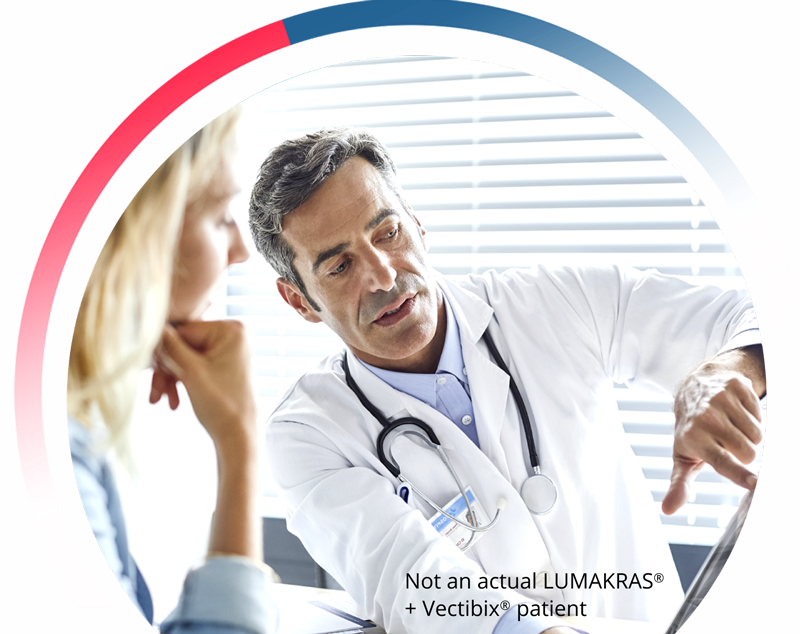 Woman speaking to a doctor